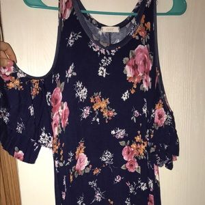 Cold shoulder dress